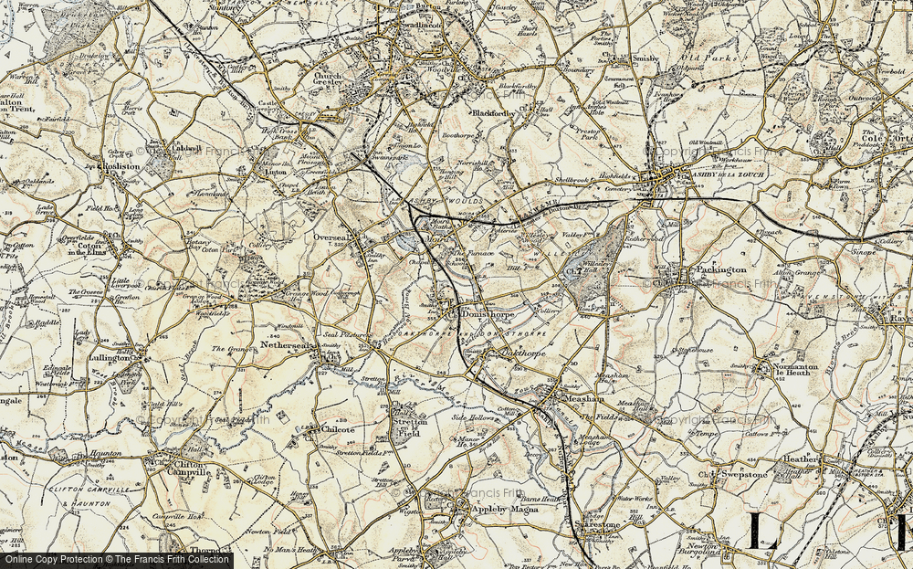 Old Map of Donisthorpe, 1902-1903 in 1902-1903