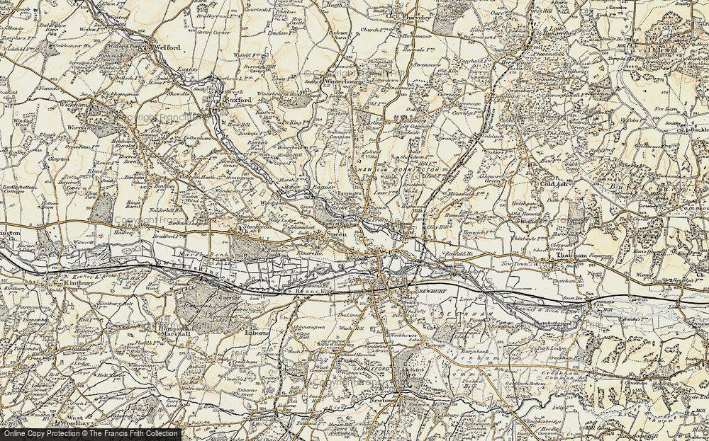 Old Map of Donnington, 1897-1900 in 1897-1900
