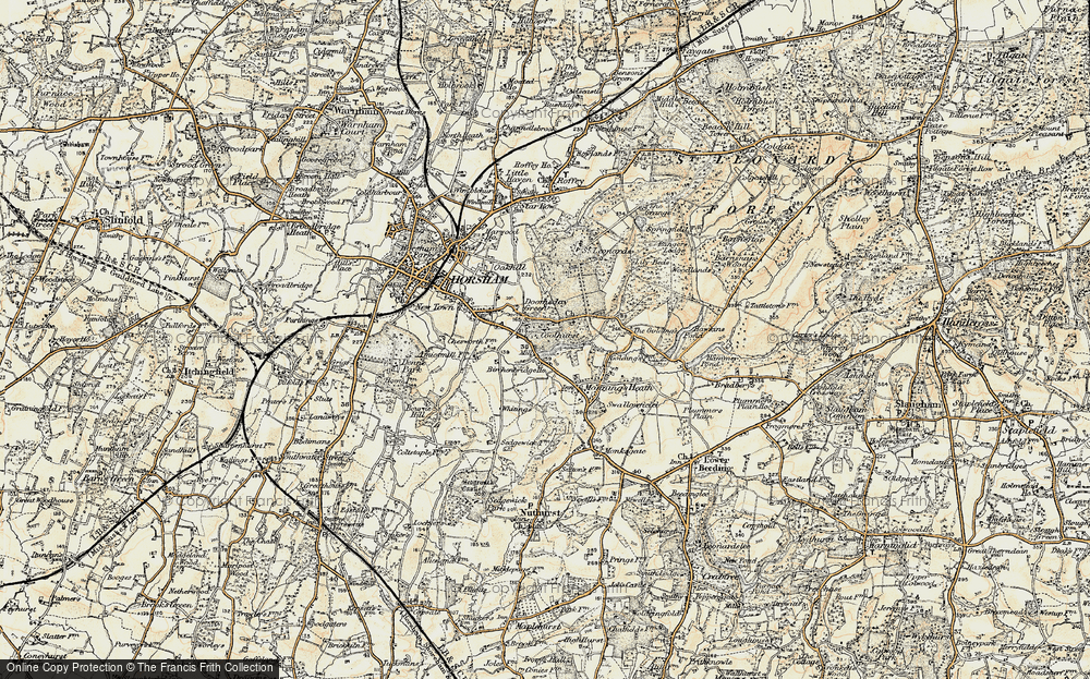 Old Map of Doomsday Green, 1898 in 1898