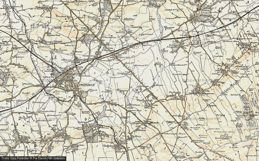 Old Map of Dorcan, 1897-1899 in 1897-1899