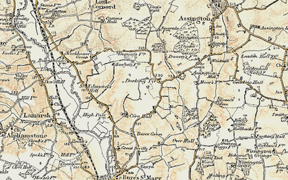 Old map of Dorking Tye in 1898-1901