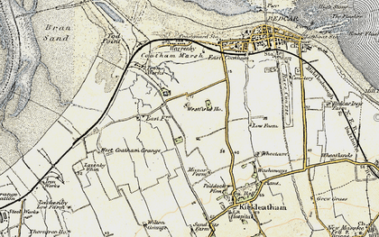 Old map of Wilton Works (Chemicals) in 1903-1904