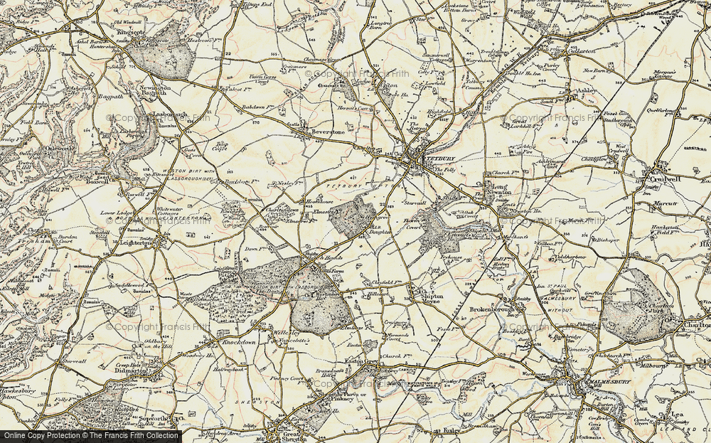 Old Map of Doughton, 1898-1899 in 1898-1899