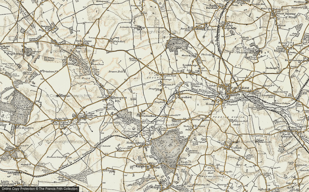 Old Map of Doughton, 1901-1902 in 1901-1902