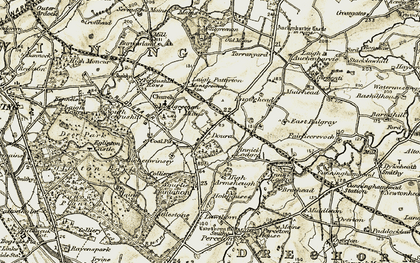 Old map of Doura in 1905-1906