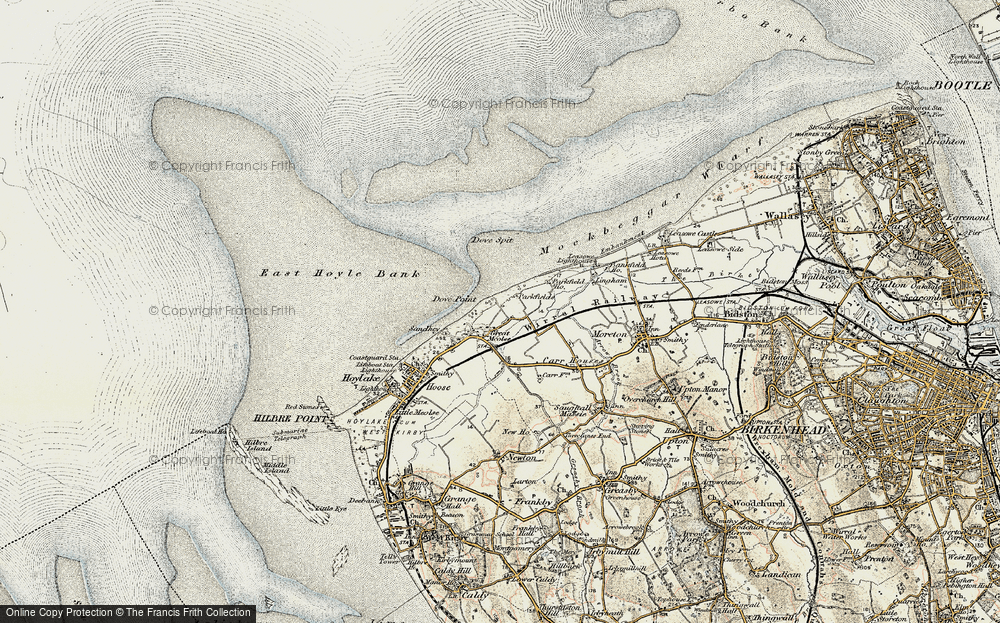 Old Map of Dove Point, 1902-1903 in 1902-1903
