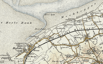 Old map of Parkfields in 1902-1903