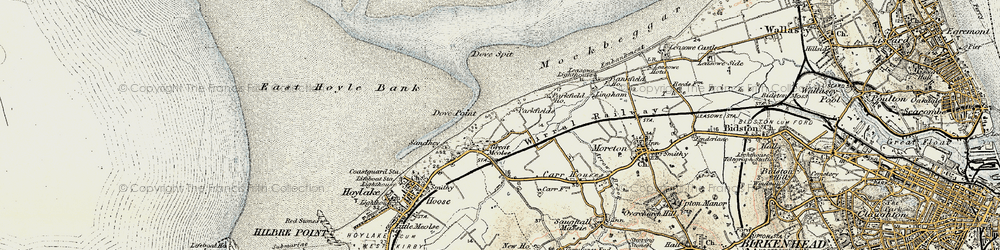 Old map of Parkfields in 1902-1903