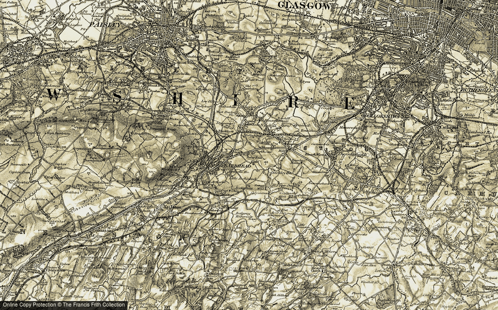 Old Map of Dovecothall, 1904-1905 in 1904-1905