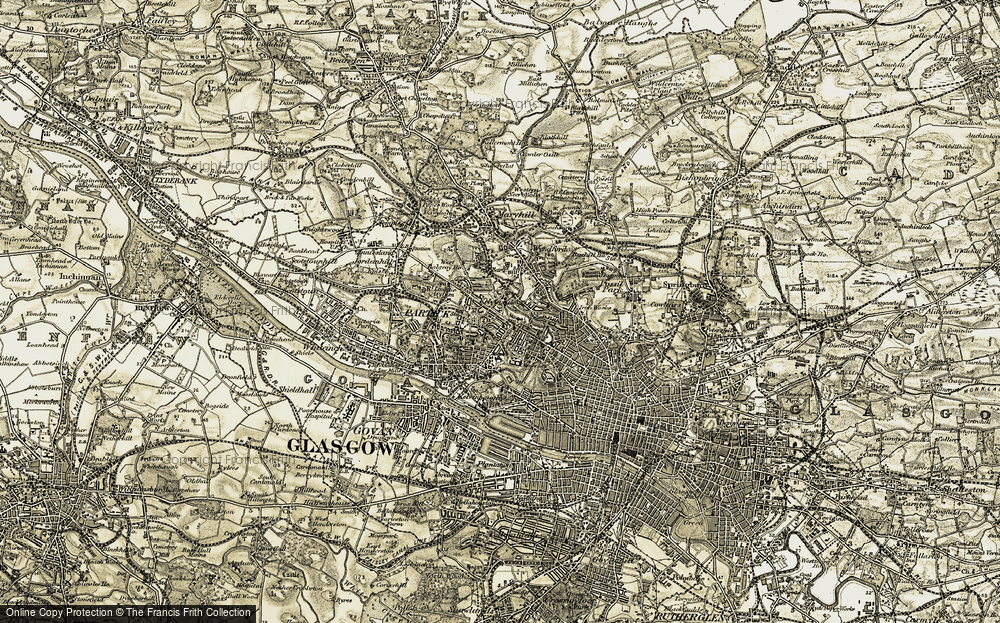 Old Map of Dowanhill, 1904-1905 in 1904-1905
