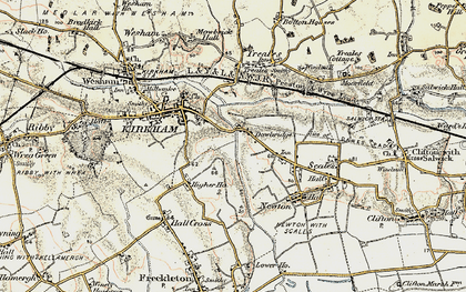 Old map of Dowbridge in 1903