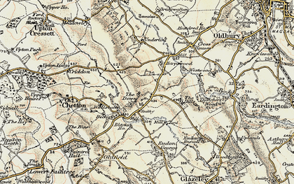 Old map of Down, The in 1902