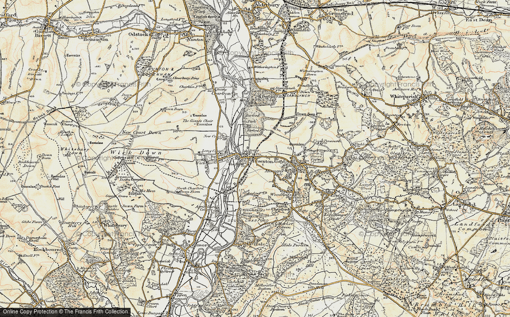Old Map of Downton, 1897-1909 in 1897-1909