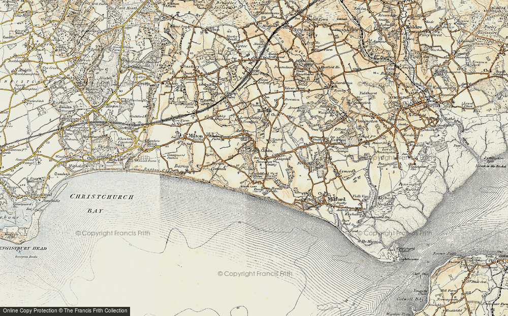 Old Map of Downton, 1899-1909 in 1899-1909