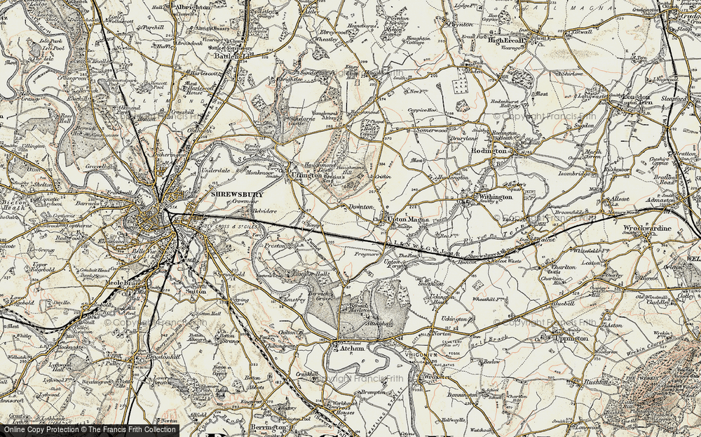 Old Map of Downton, 1902 in 1902