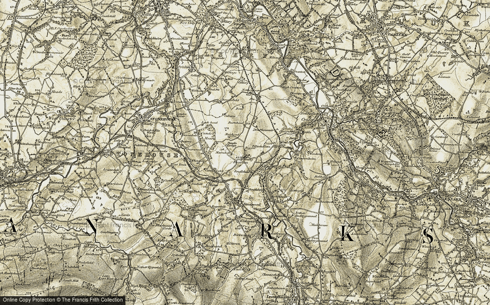 Old Map of Draffan, 1904-1905 in 1904-1905