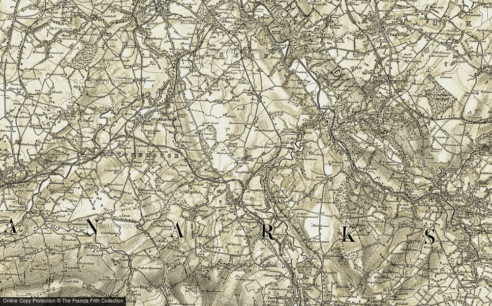 Historic Ordnance Survey Map of Draffan, 1904-1905