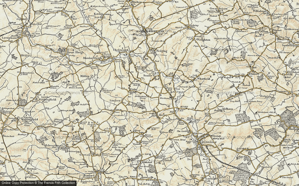 Old Map of Drakestone Green, 1898-1901 in 1898-1901