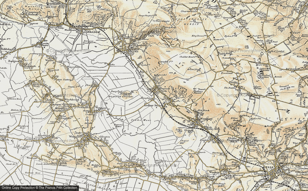 Old Map of Draycott, 1899-1900 in 1899-1900