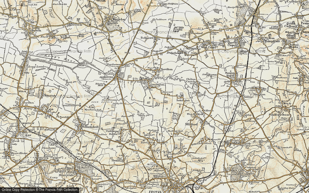 Old Map of Draycott, 1899 in 1899