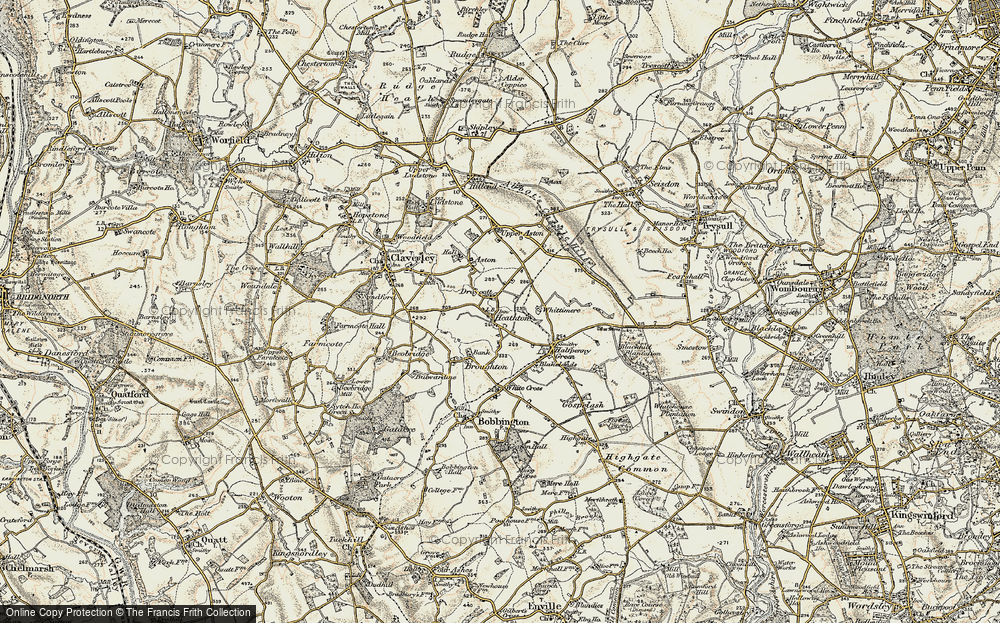 Old Map of Draycott, 1902 in 1902