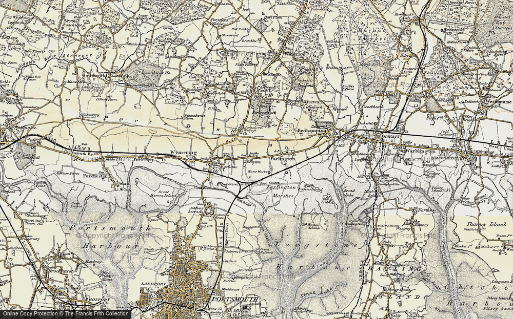 Old Map of Drayton, 1897-1899 in 1897-1899