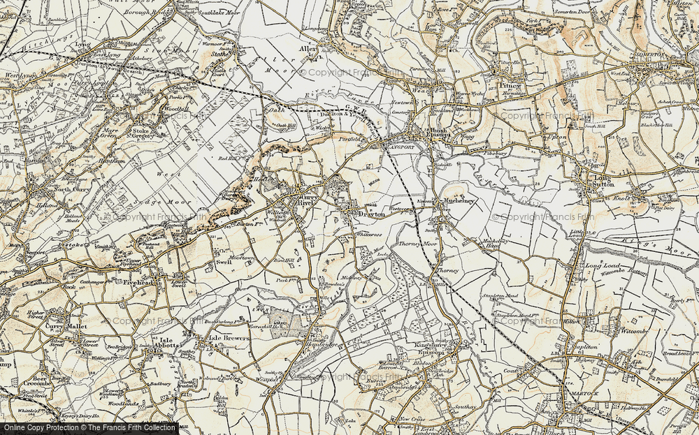 Old Map of Drayton, 1898-1900 in 1898-1900