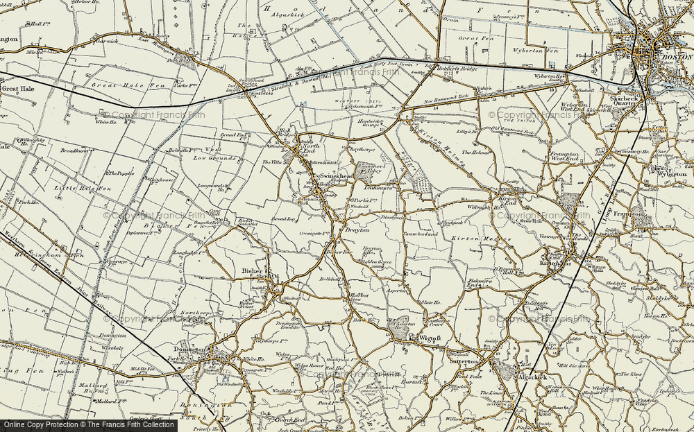 Old Map of Drayton, 1902-1903 in 1902-1903