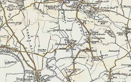 Old map of Drayton St Leonard in 1897-1899