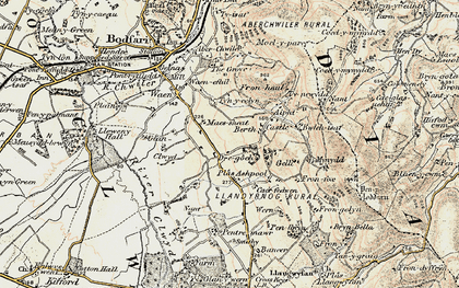 Old map of Dre-gôch in 1902