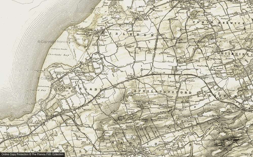 Old Map of Drem, 1903-1906 in 1903-1906