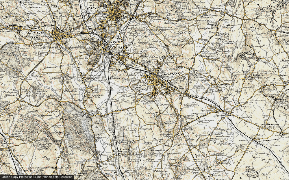 Old Map of Dresden, 1902 in 1902