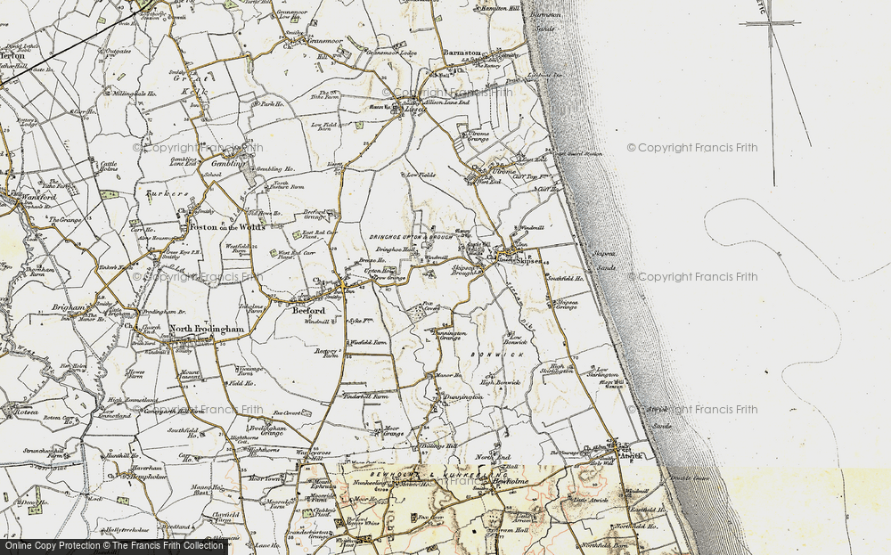 Old Map of Dringhoe, 1903-1904 in 1903-1904