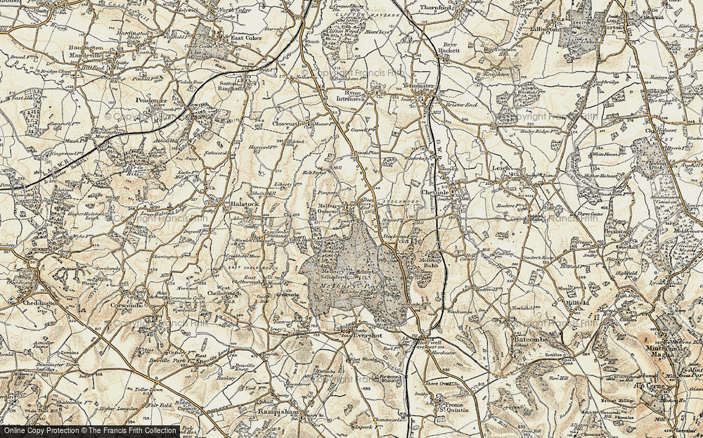 Old Map of Drive End, 1899 in 1899