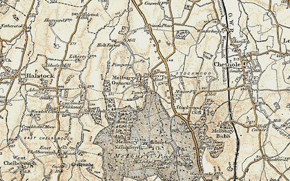Old map of Drive End in 1899