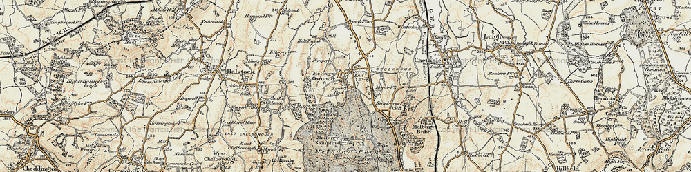Old map of Drive End in 1899