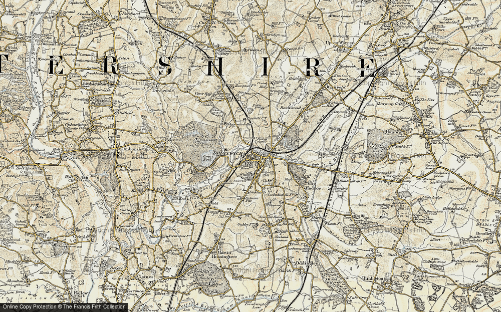 Old Map of Droitwich Spa, 1899-1902 in 1899-1902