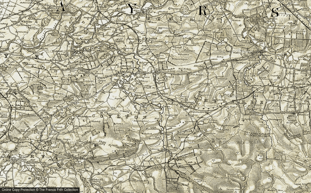 Old Map of Drongan, 1904-1906 in 1904-1906