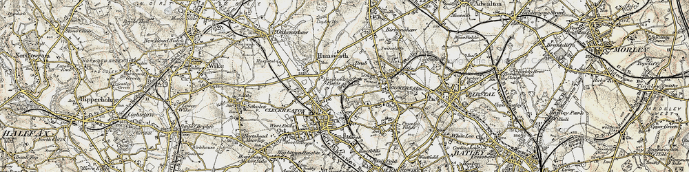 Old map of Drub in 1903