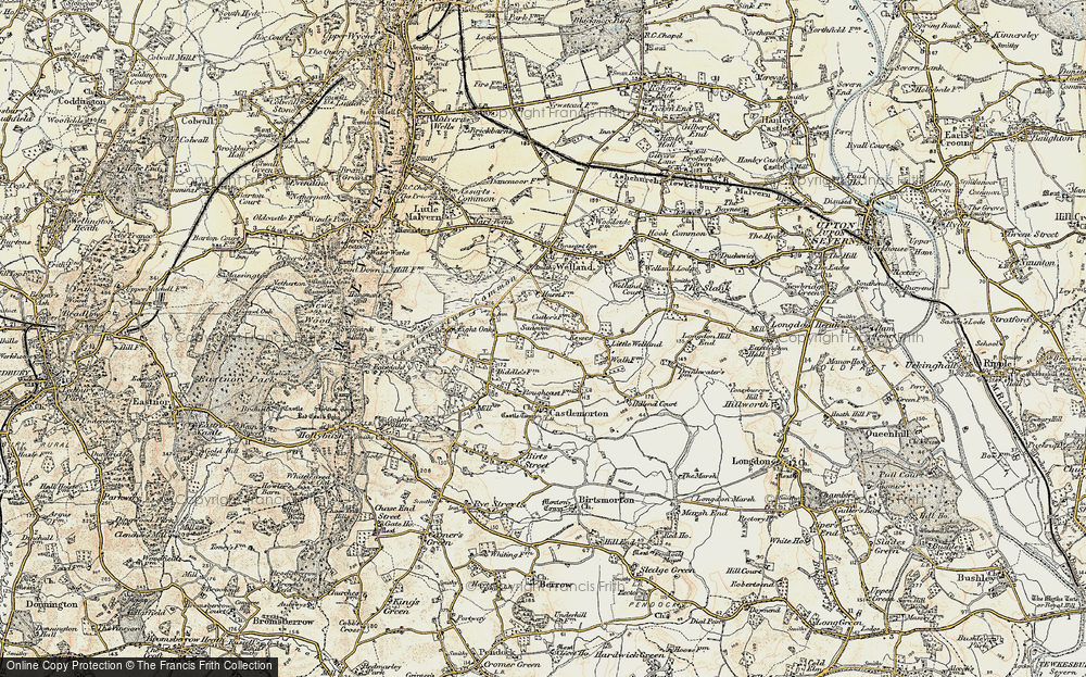 Old Map of Druggers End, 1899-1901 in 1899-1901