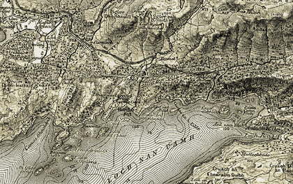 Old map of Druimindarroch in 1908