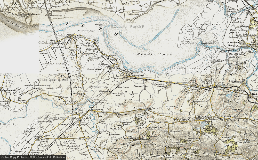 Old Map of Drumburgh, 1901-1904 in 1901-1904