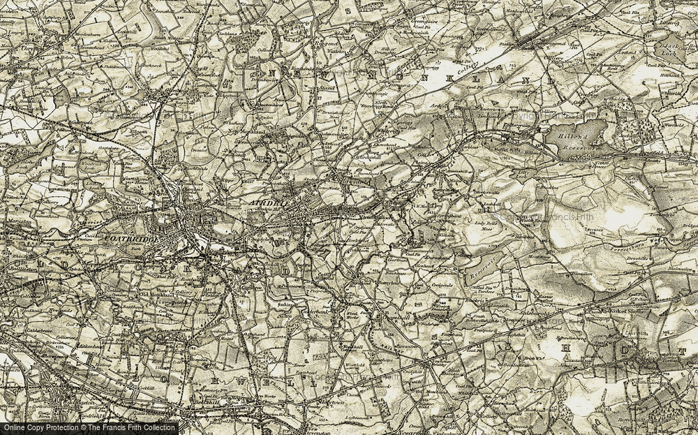 Old Map of Drumgelloch, 1904-1905 in 1904-1905