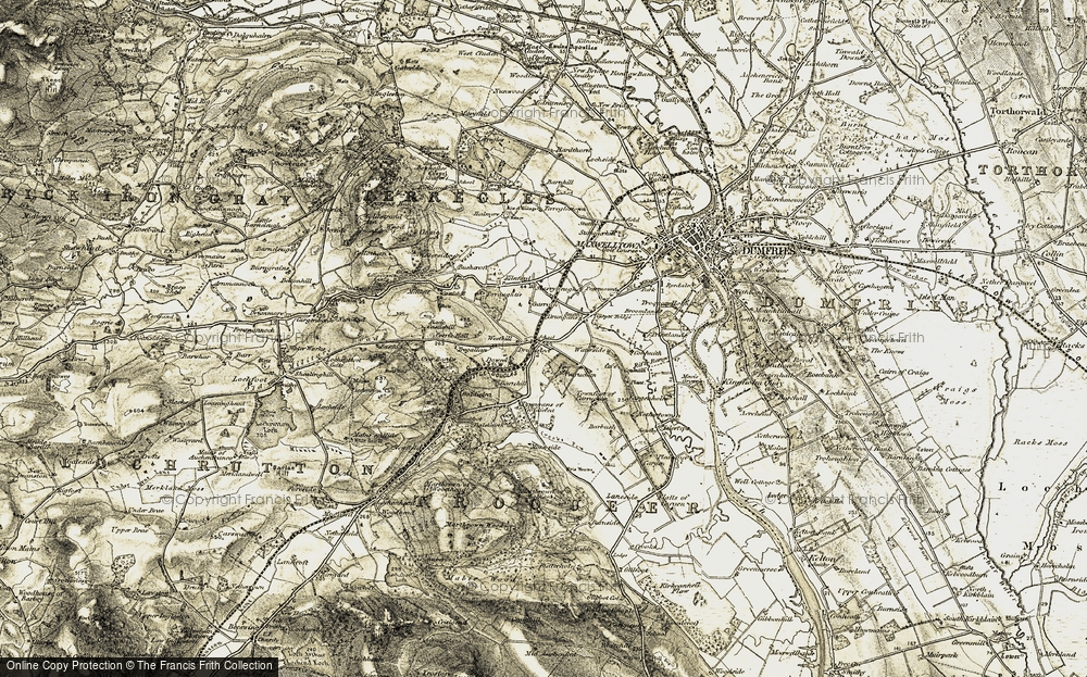 Old Map of Drumsleet, 1901-1905 in 1901-1905