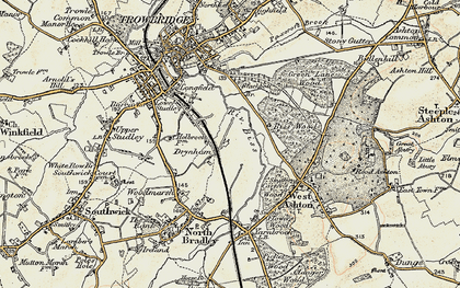 Old map of Drynham in 1898-1899