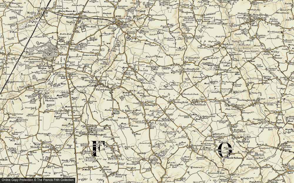 Old Map of Dublin, 1901 in 1901