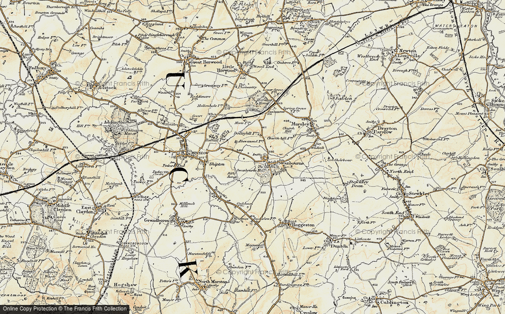 Old Map of Duck End, 1898 in 1898