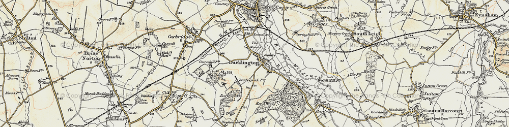 Old map of Boys Wood in 1898-1899