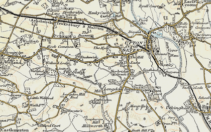 Old map of Duckswich in 1899-1901
