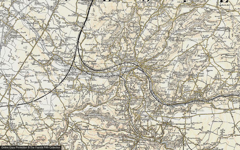Old Map of Dudbridge, 1898-1900 in 1898-1900